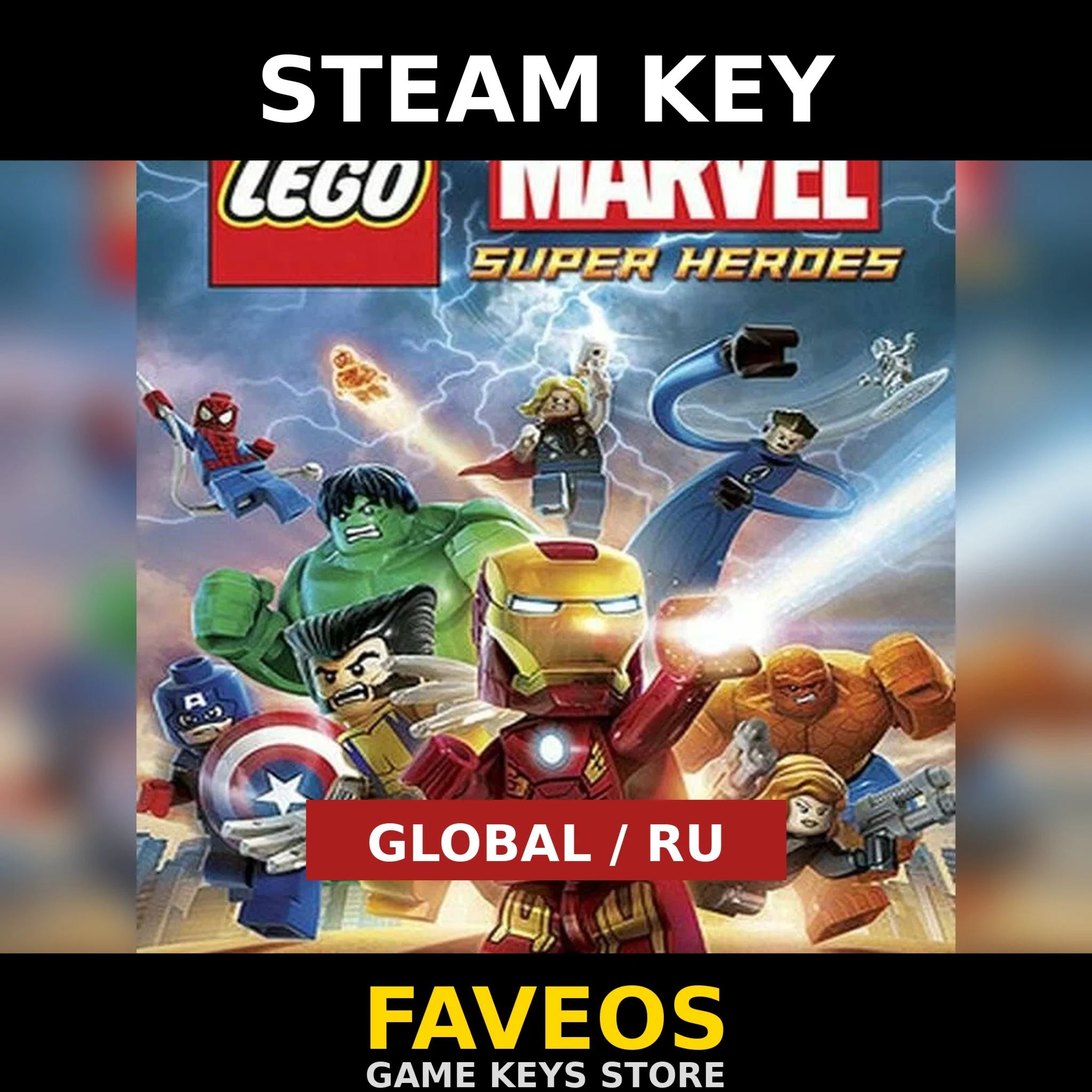 LEGO Marvel Super Heroes | Steam key GLOBAL/RU
