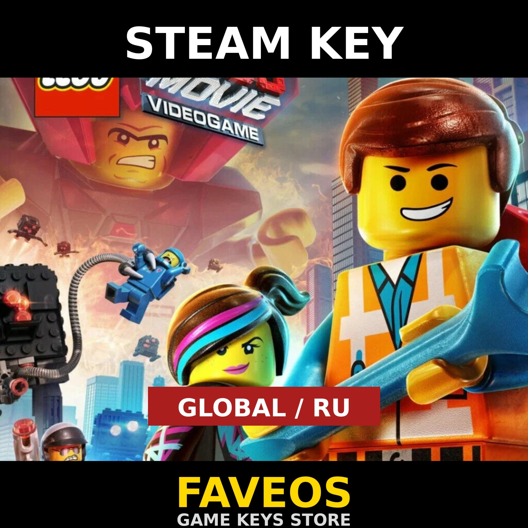 The LEGO Movie Videogame | Steam key GLOBAL/RU