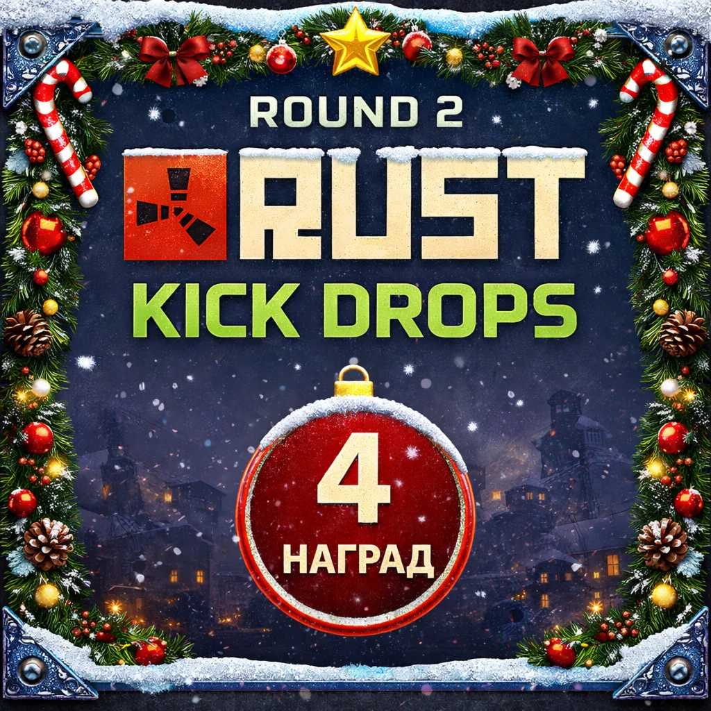 RUST | КИК ДРОПС | 2 РАУНД | 4 СКИНА