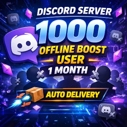 Discord Server 1000 Offline User 1 Month AUTO DELIVERY