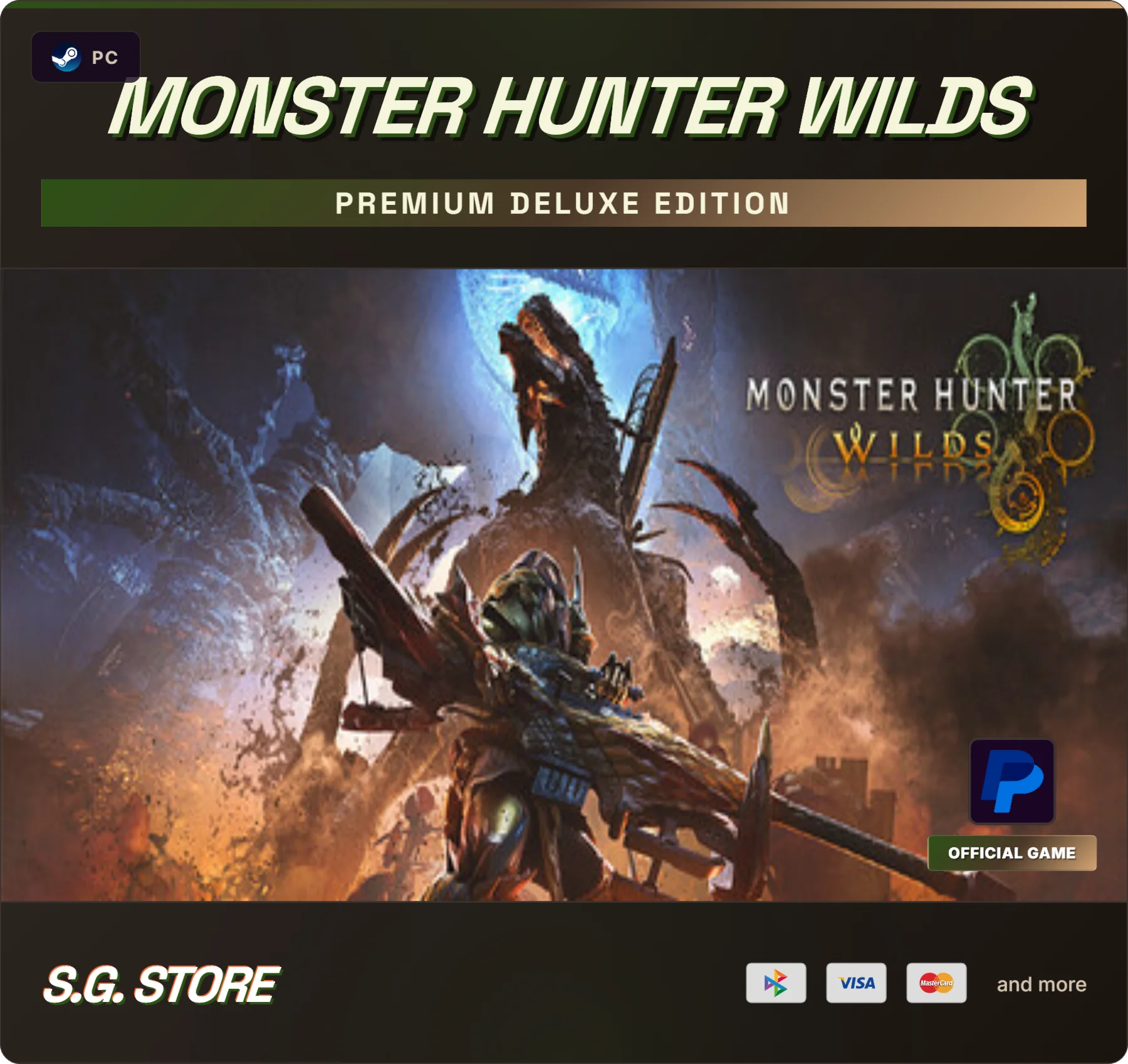 ️ Monster Hunter Wilds Premium Deluxe E Steam Offline