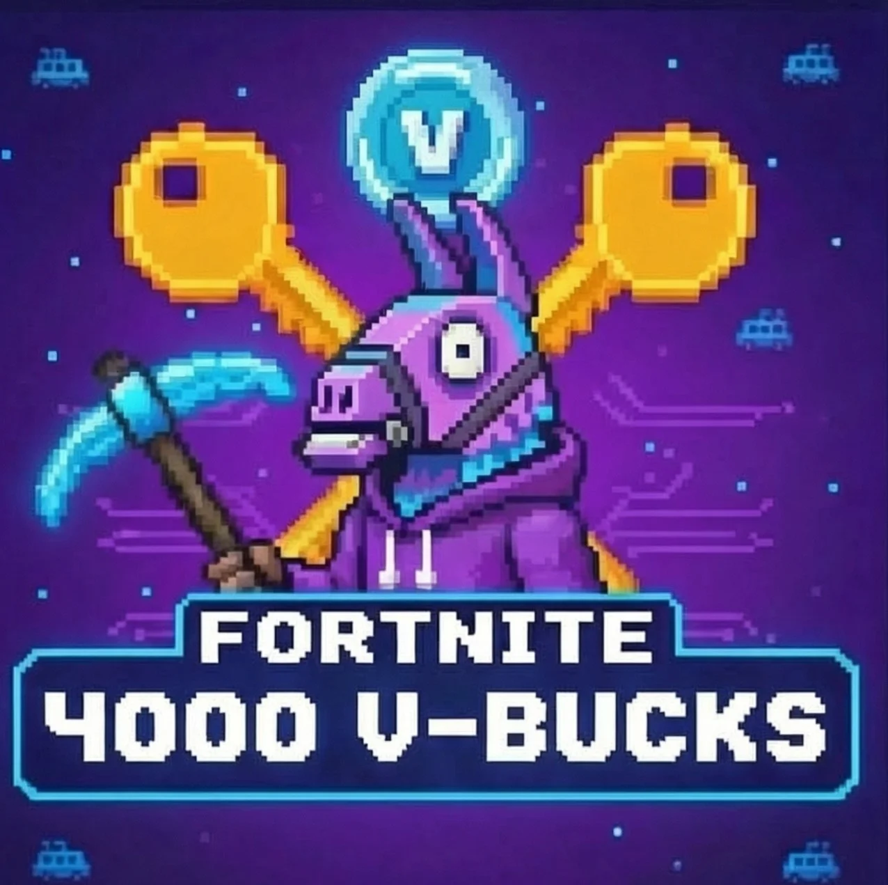 3500 В-баксов для аккаунтов Fortnite, загруженных легал