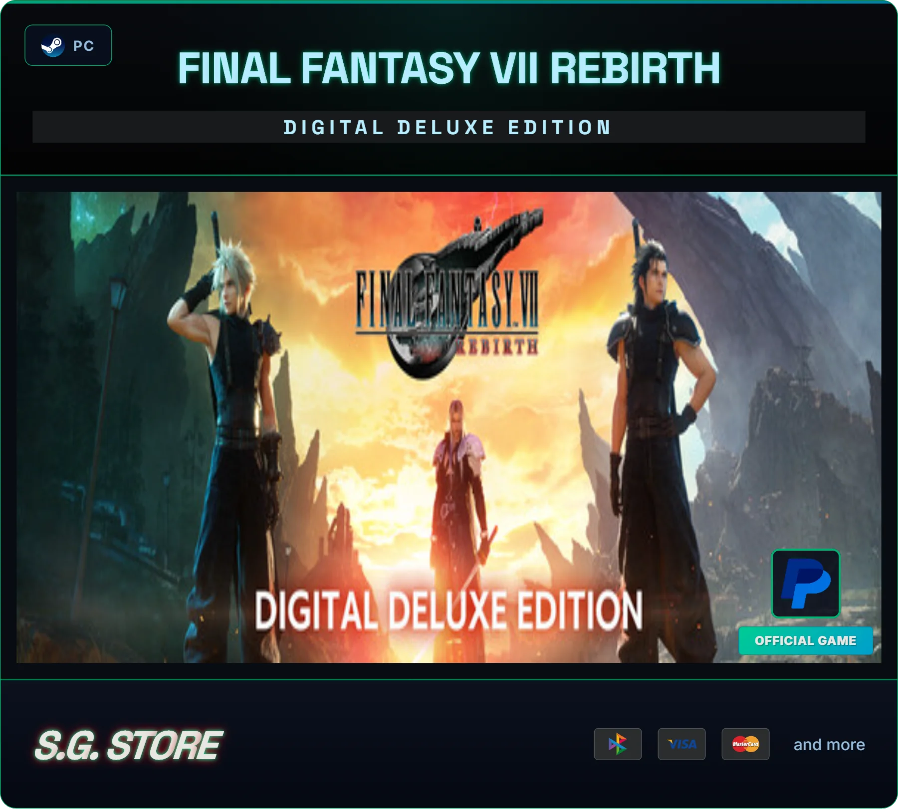 ️ FINAL FANTASY VII 7 REBIRTH Digital Deluxe Edition