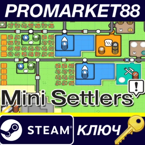 Mini Settlers Steam КЛЮЧ GLOBAL
