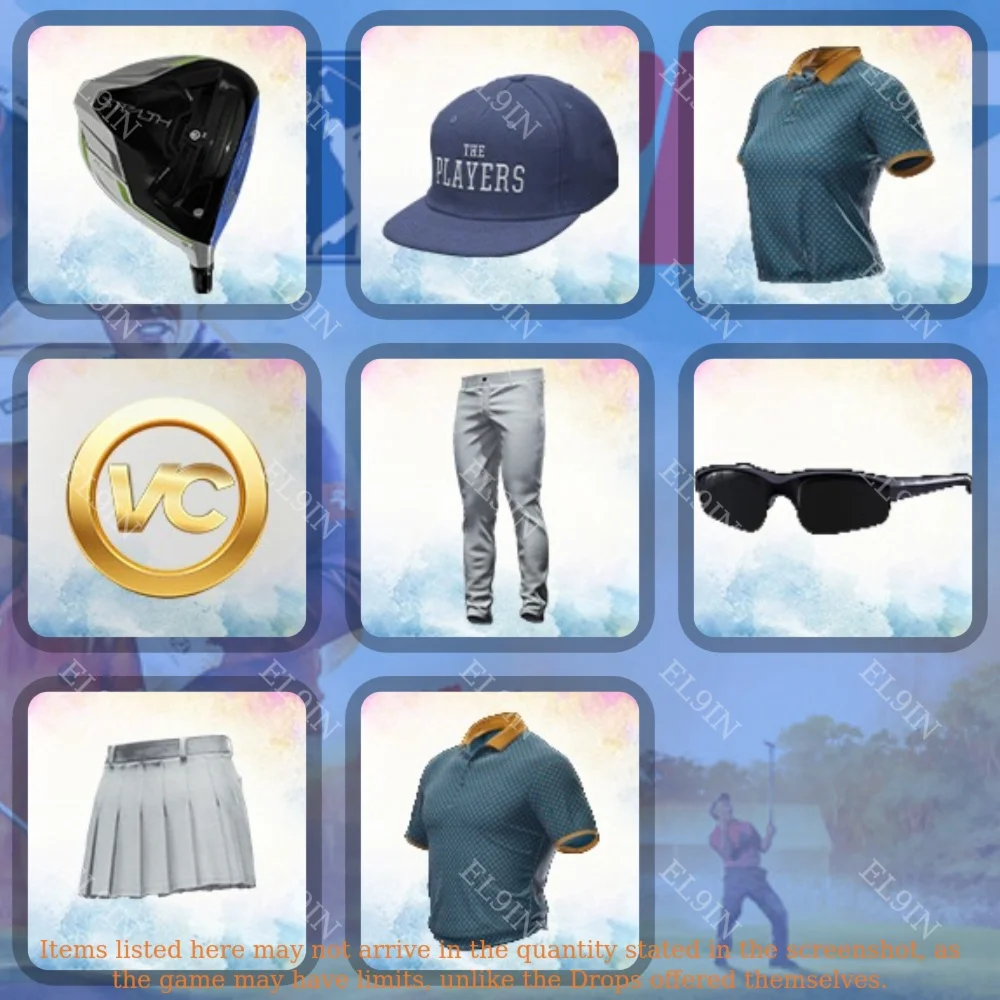 📢PGA TOUR 2K25🎶Твич Дропс✨8 предметов + 🎁