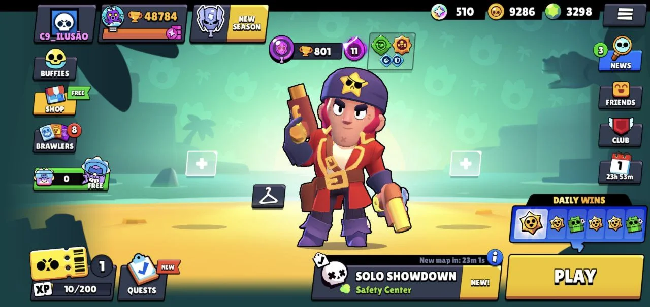 BS: 94 бойца | 12 легендарных | 48784 трофея