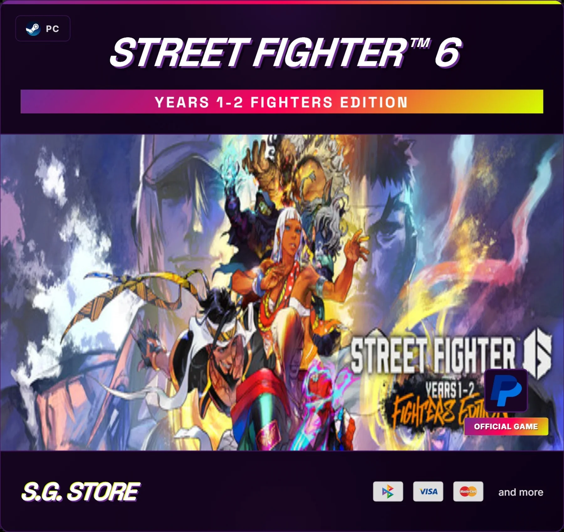???? Street Fighter 6 Years 1-2 Fighters E Steam Offline