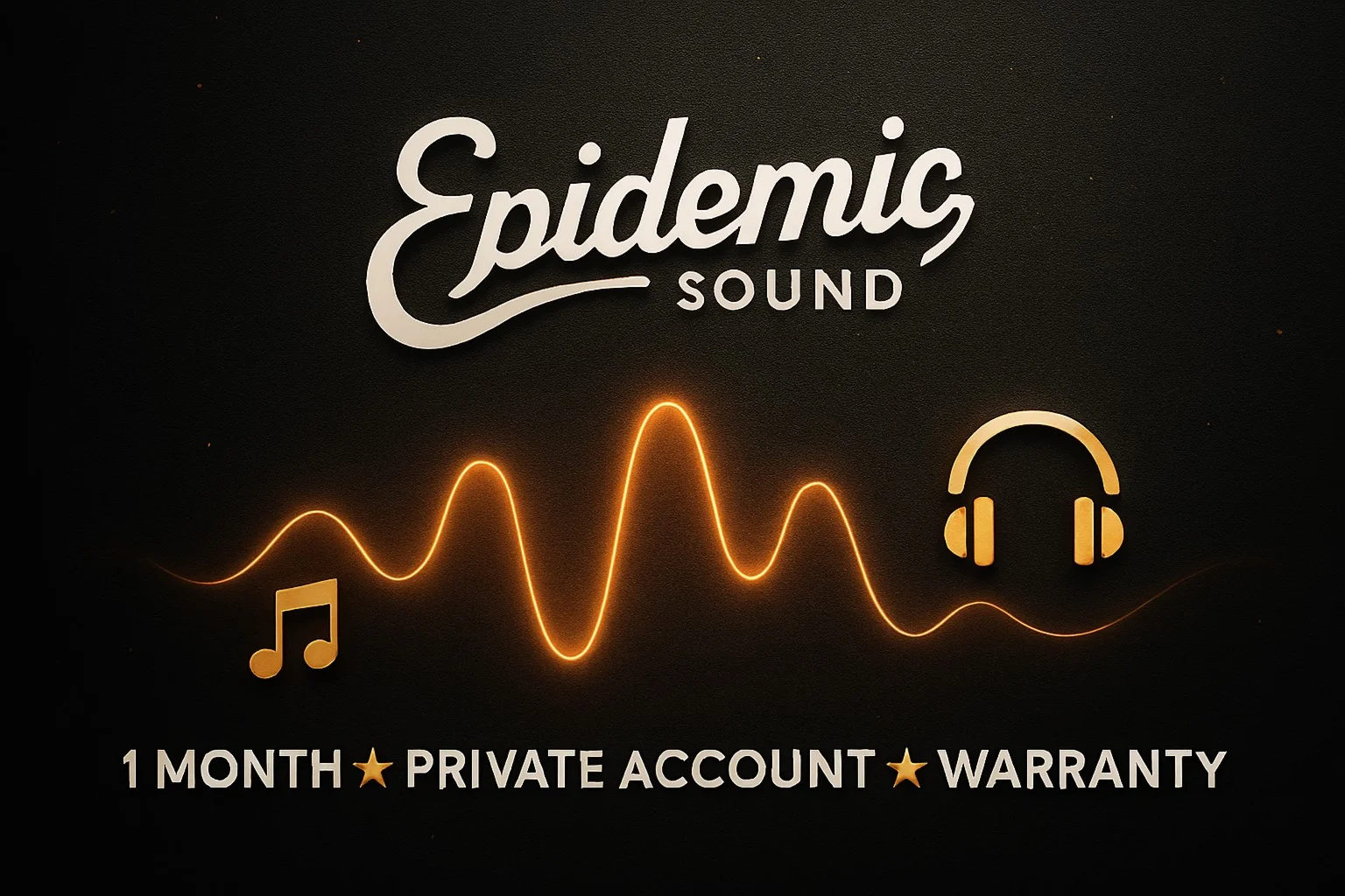 🎵🎧Epidemic Sound1month-private account -warranty 💥💯