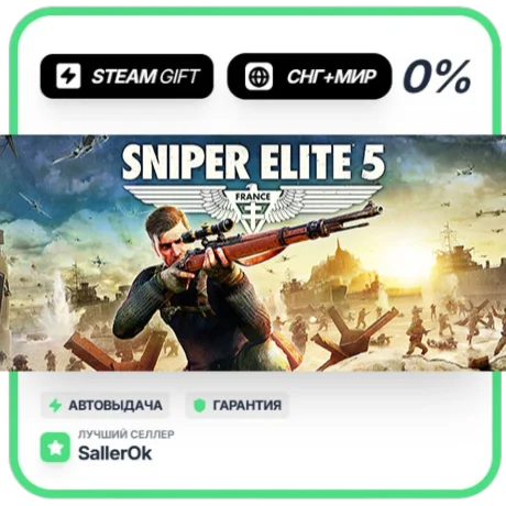 Sniper Elite 5 Deluxe • СНГ + МИР • АВТО