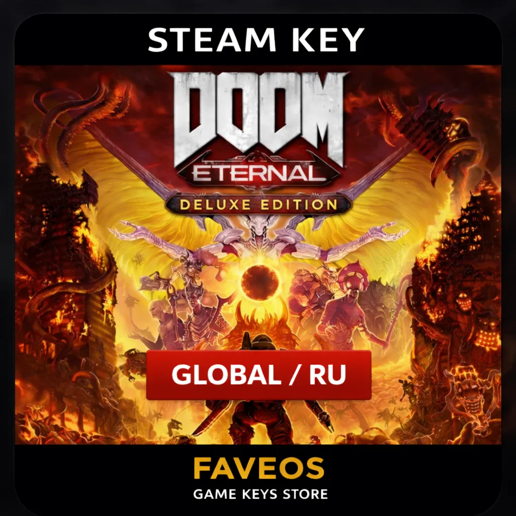 DOOM Eternal Deluxe Edition — Steam Key (GLOBAL+ RU)