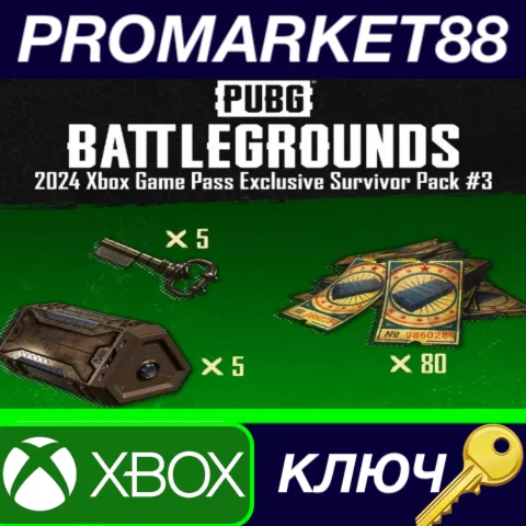 PUBG Battlegrounds - 2024 Exclusive Survivor Pack #3 DL