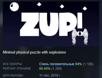 Zup! Zero 2 АВТОДОСТАВКА STEAM РОССИЯ