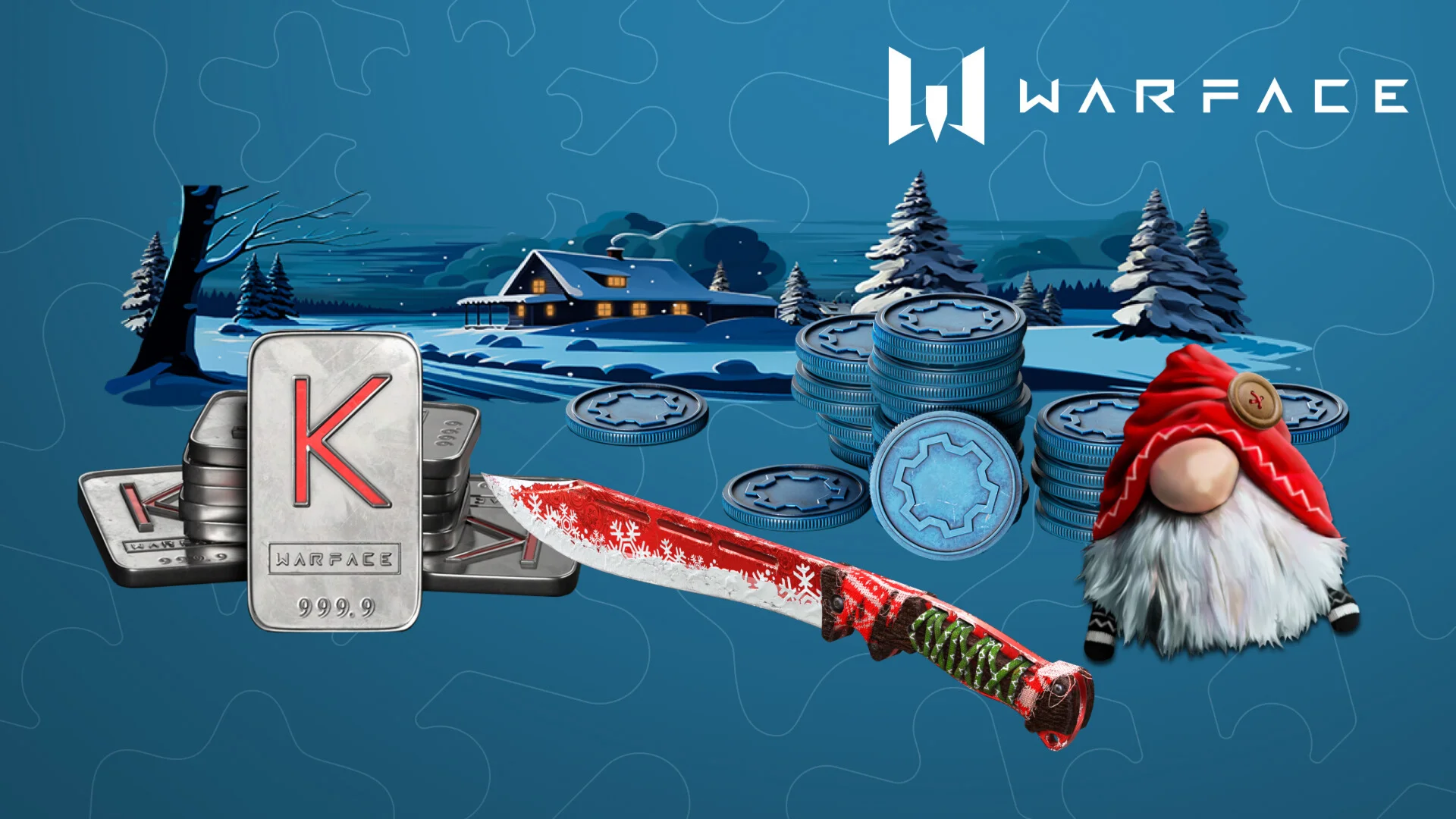 Warface - Winter patterns STEAM RUSSIA