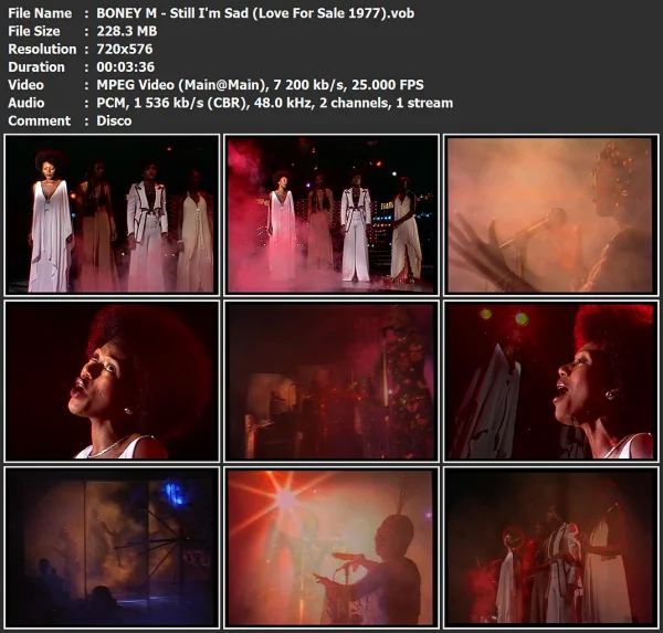 BONEY M - Still I'm Sad