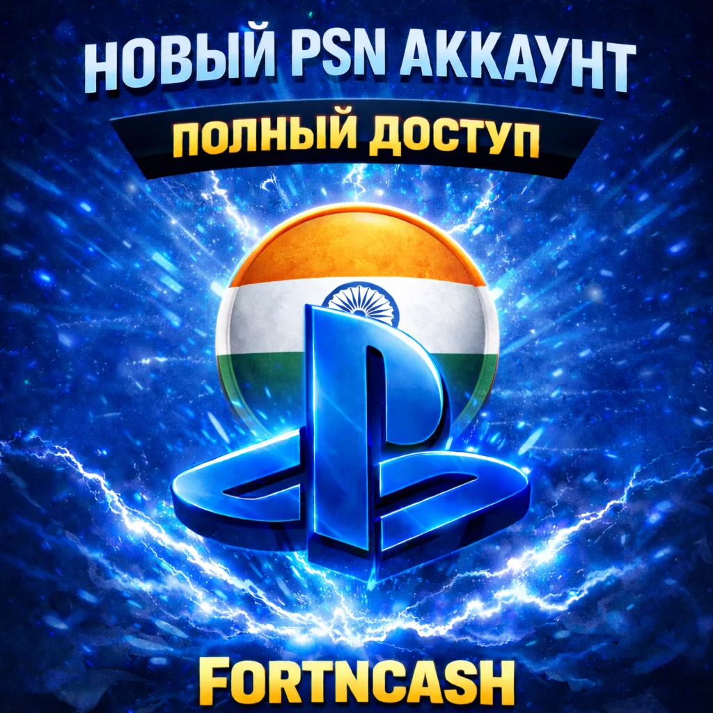 ️ Новый Индийский PSN аккаунт (PlayStation Индия)