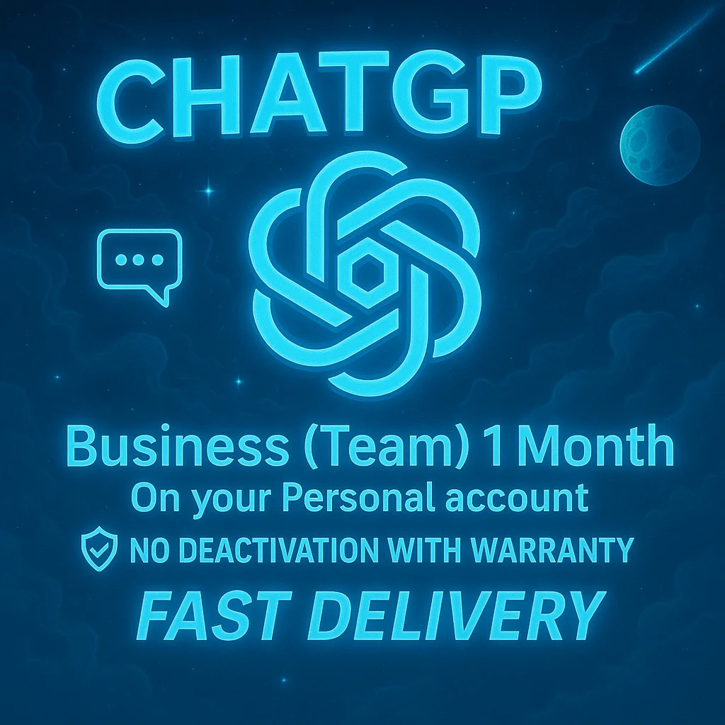 ChatGPT Business Team 1 месяц GPT 5 Pro Быстрое приглаш