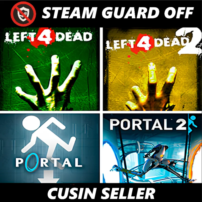 🎮Shared account Left 4 Dead 1+2 Portal 1+2 | No Guard