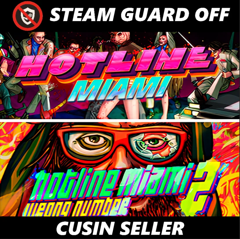  Общий аккаунт Hotline Miami + Hotline Miami 2