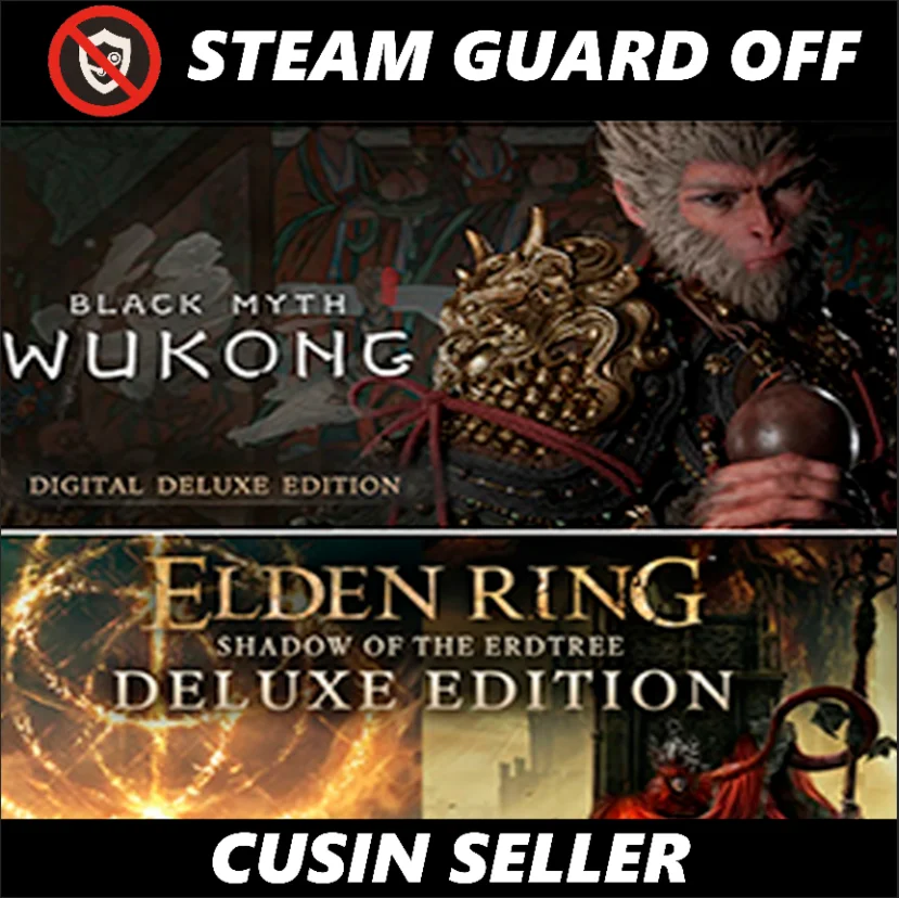 Shared account BLACK MYTH:WUKONG + ELDEN RING (ALL DLC)