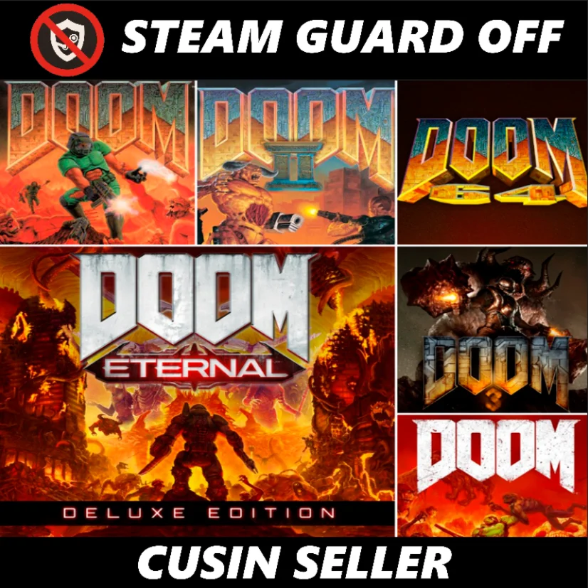 Общий аккаунт DOOM Eternal Deluxe Edition + Все части