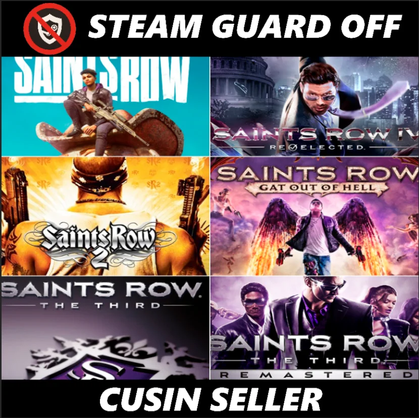  Общий аккаунт Saints Row + ВСЕ ЧАСТИ