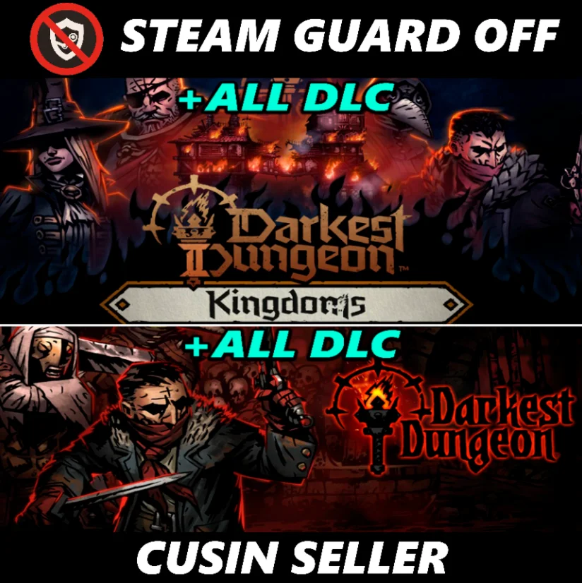 Общий аккаунт Darkest Dungeon 1+2 + ВСЕ DLC