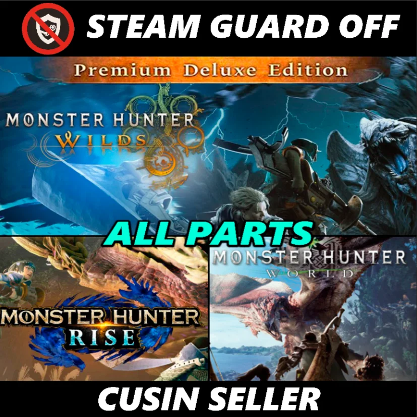  Общий аккаунт Monster Hunter Wilds Premium Deluxe