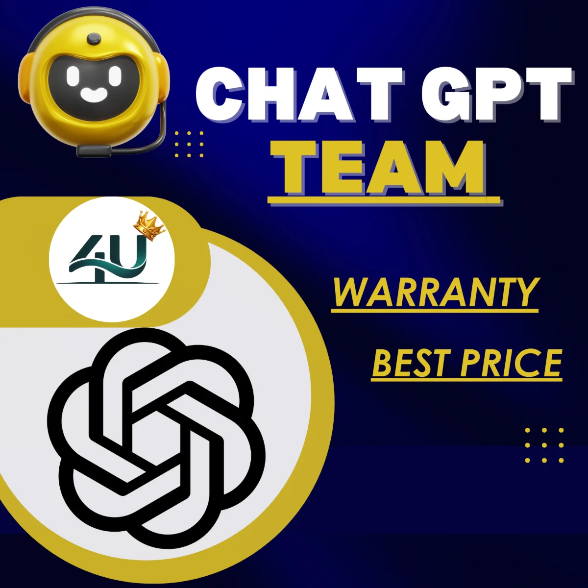 Доступ к ChatGPT Team на 1 месяц | Мгновенное приг