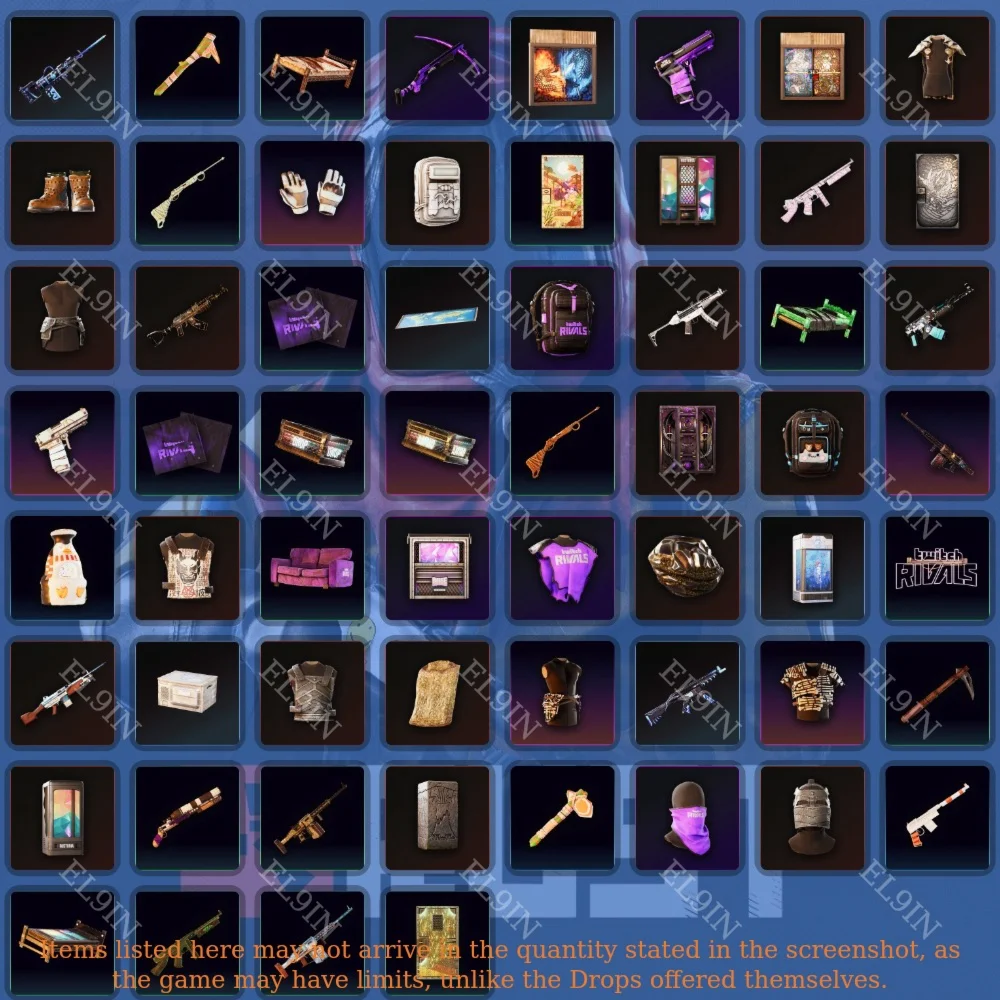 🎲Rust⚜️Твич Дропс👑60 предметов + 🎁