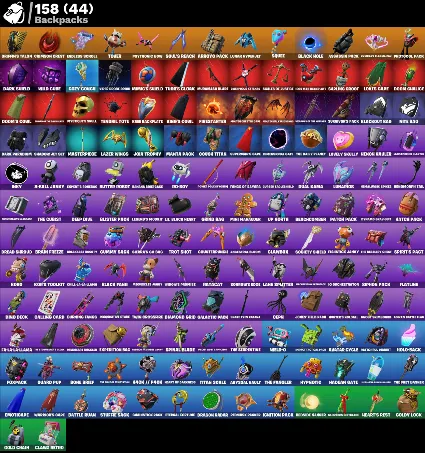 FN (ALL PLATFORMS) 💎 158 skins (36 paid) | 550 VB 🎁