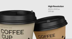 Coffee Cup Mockup – High-Resolution PSD