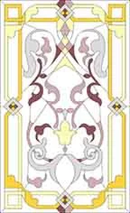 Шаблон для витража W-67