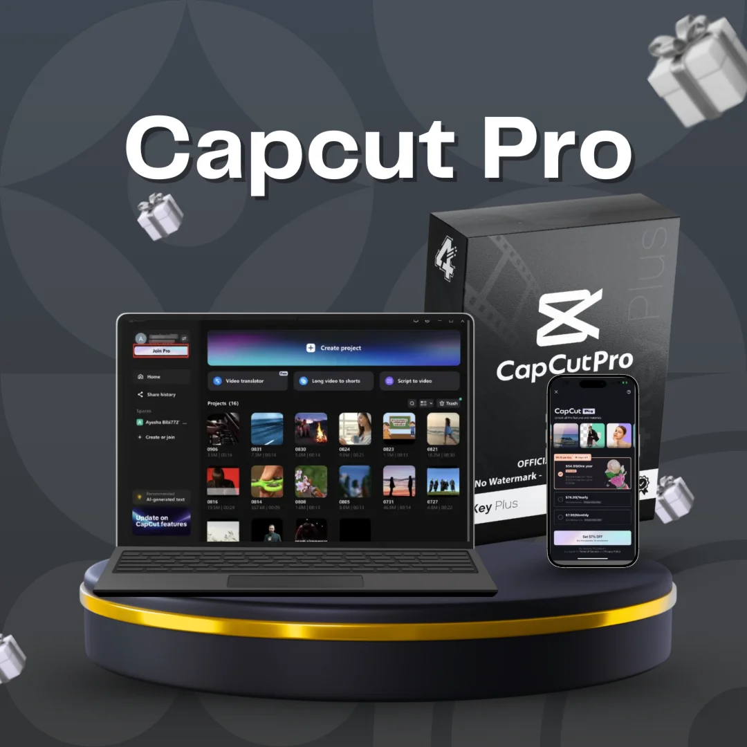 CapCut PRO. 30 days. Personnel Account