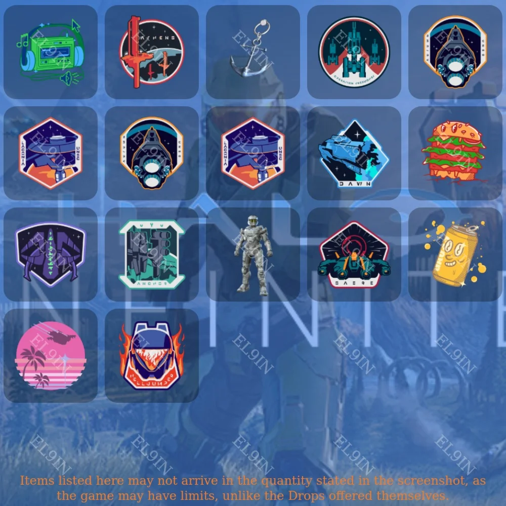 🎲Halo Infinite🌈Твич Дропс🚀17 предметов + 🎁