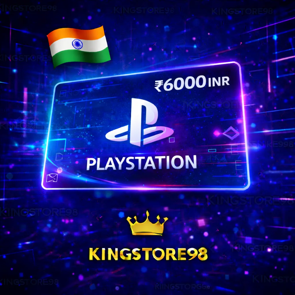 💎🔰Playstation Network 6000 INR Gift Card💳0%💎