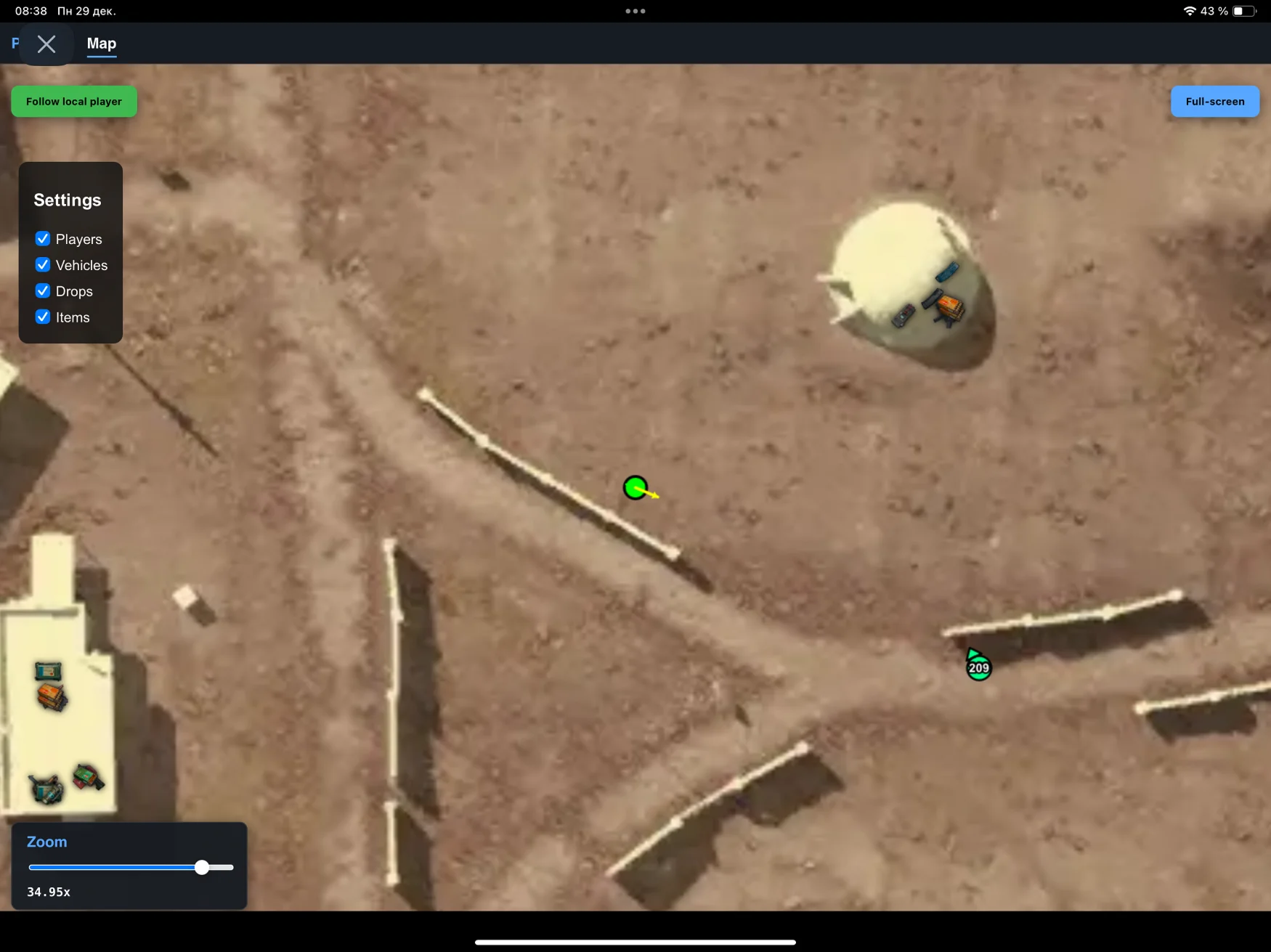 Working Web Radar Arcane for PUBG Game