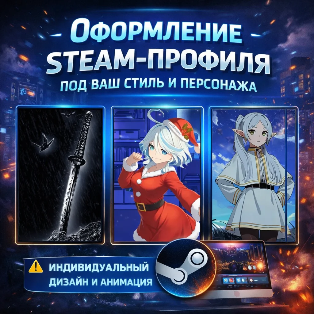  Оформление Steam-профиля