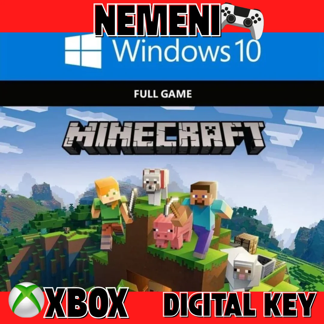 Minecraft Java + Windows 10/11 Bedrock  KEY