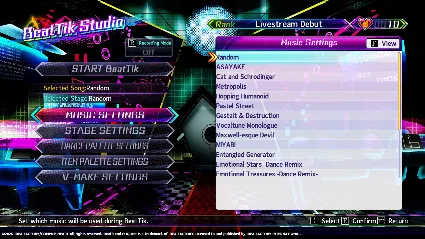Neptunia Virtual Stars - Unlock All BeatTik Songs DLC E