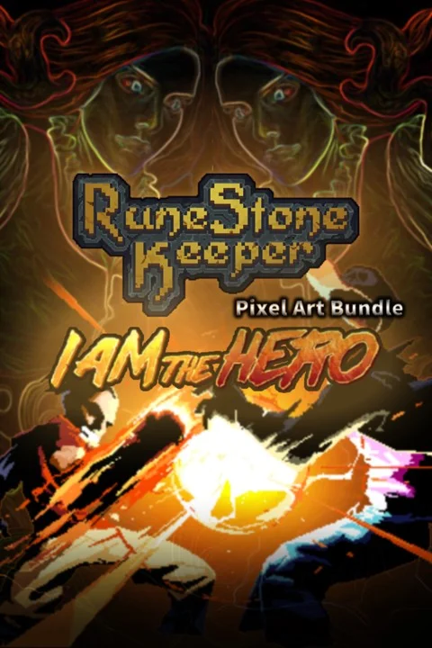  RuneStone Keeper and I am the hero PixelArt Bund Xbox