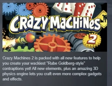 Crazy Machines 2 АВТОДОСТАВКА STEAM GIFT РОССИЯ