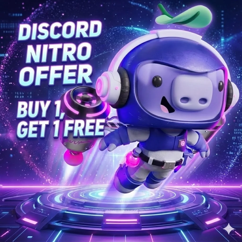 Discord Nitro — 3-месячный пробный ключ подписки (глоба