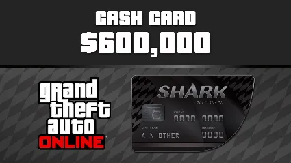 Grand Theft Auto Online - $600,000 Bull Shark Cash Card