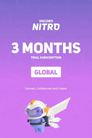 Discord Nitro 3 Month Trial Global