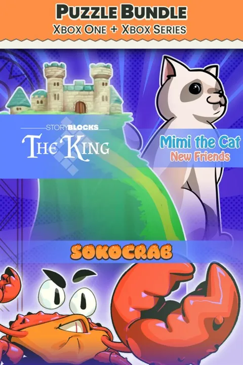  Puzzle Bundle Xbox - Mimi New Friend, Sokocrab a Xbox
