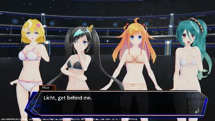 Neptunia Virtual Stars - Swimsuit Outfit: V-Idol Set DL