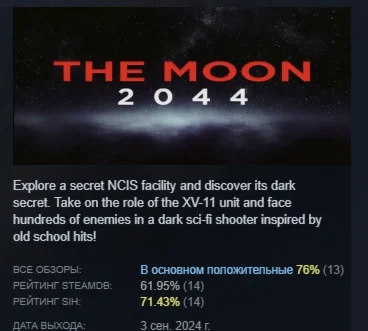 The Moon 2044 АВТОДОСТАВКА STEAM РОССИЯ