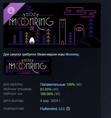 Moonring DX - The Egg DLC STEAM РОССИЯ