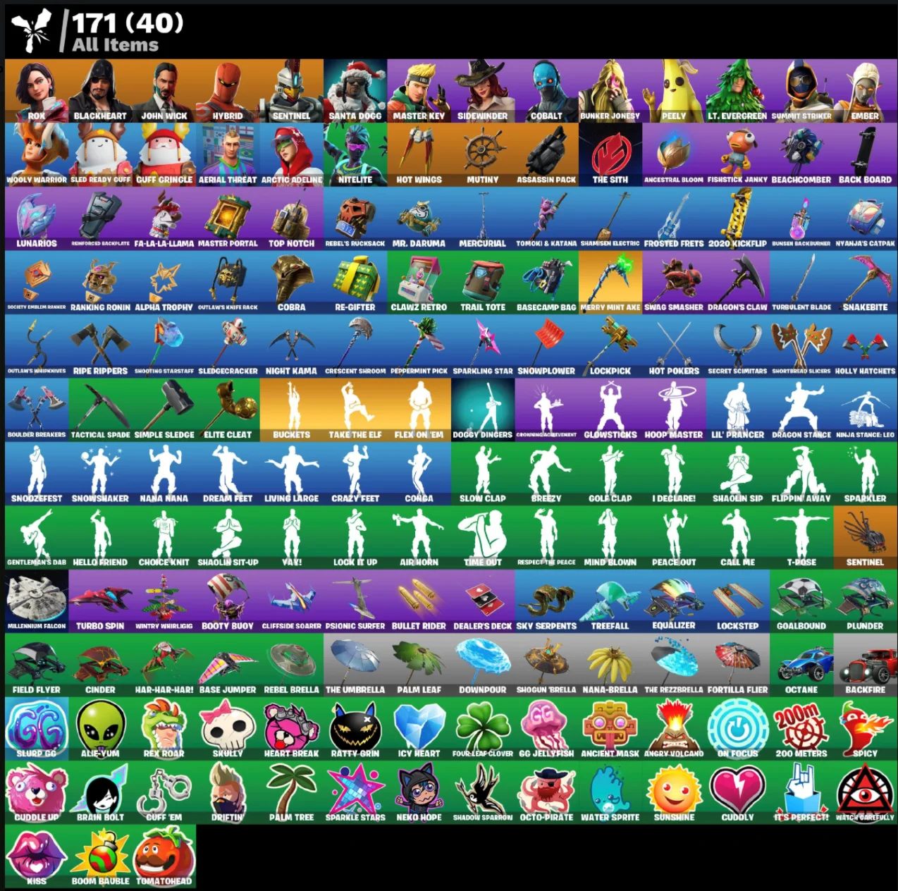 FNMerry Mint Axe + John Wick | Смена почты + 2 