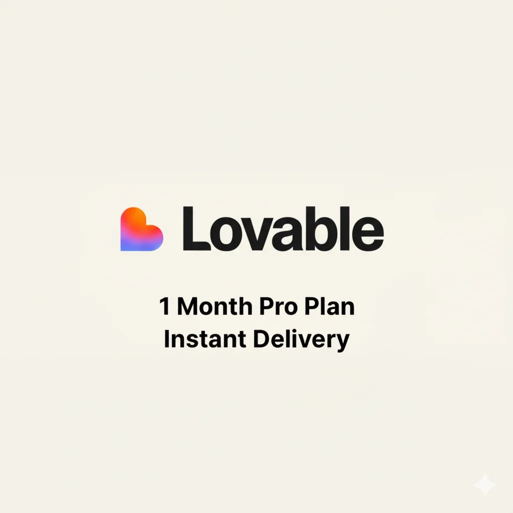 Lovable AI Pro — 1 месяц | Приватный | Мгновенно доступ